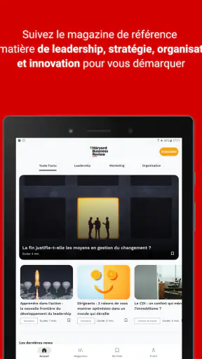 Harvard Business Review France screenshot