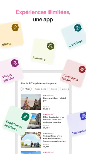 Headout : voyages et billets screenshot