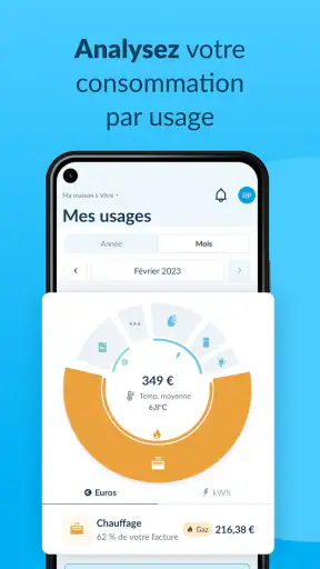 Hello Watt Suivi Conso Énergie screenshot