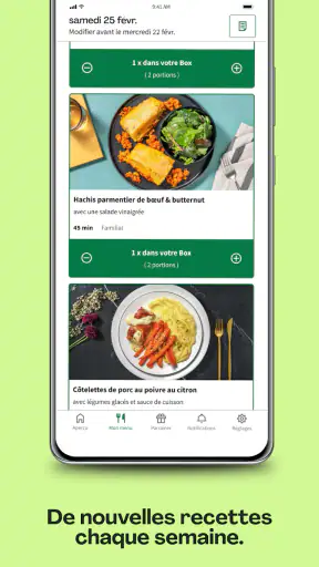 HelloFresh, repas frais & bons screenshot