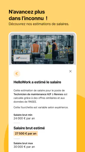 Hellowork : Recherche d'Emploi screenshot