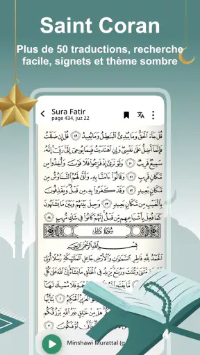 Heure de Prière, Azan, Qibla screenshot