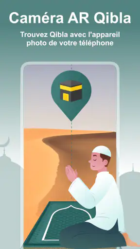 Heure de Prière, Azan, Qibla screenshot