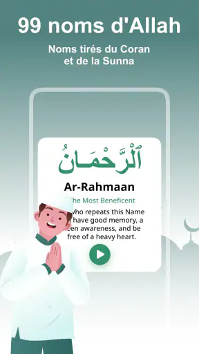 Heure de Prière, Azan, Qibla screenshot