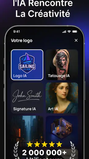 Hexa AI: Créa Logo, Art, Plus screenshot