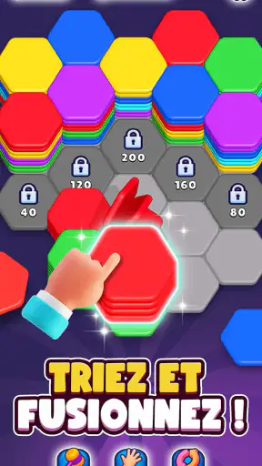 Hexa Sort screenshot