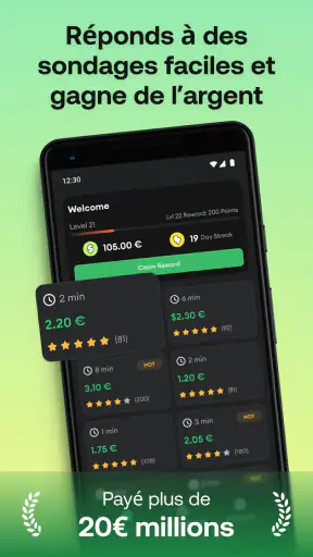 HeyCash : Sondages Rémunérés screenshot