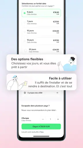 Holafly : eSim pour voyager screenshot