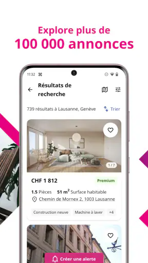 Homegate -  Immobilier Suisse screenshot