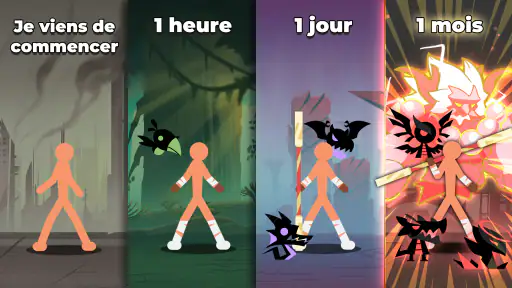 Homme-bâton contre monstre screenshot