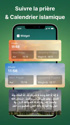 Horaires de prières musulmanes screenshot