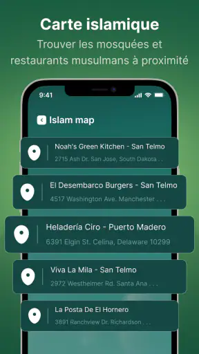 Horaires de prières musulmanes screenshot