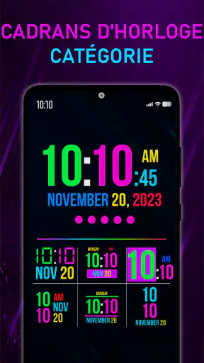 Horloge Fond D'écran screenshot