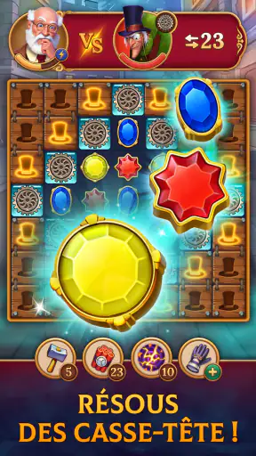 Horloger - Jeu Match-3 Gemmes screenshot