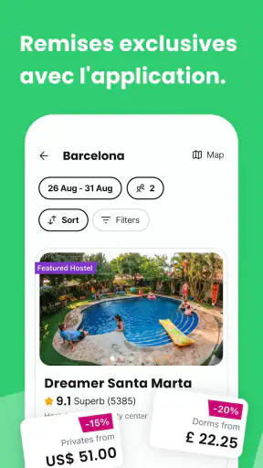 Hostelworld: Hostel Travel App screenshot