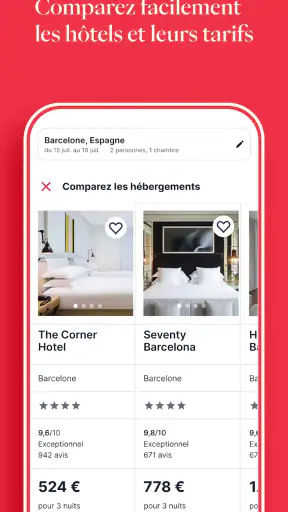 Hotels.com: Hôtels et Voyage screenshot