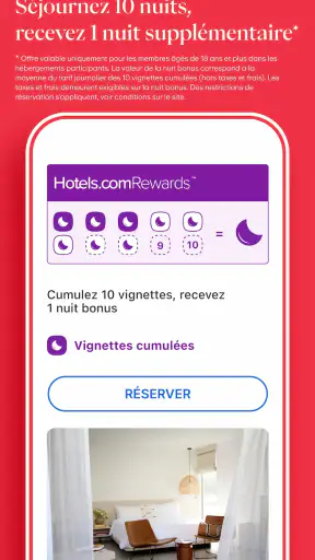 Hotels.com: Hôtels et Voyage screenshot