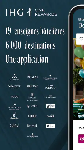 Hôtels IHG & Récompenses IHG screenshot