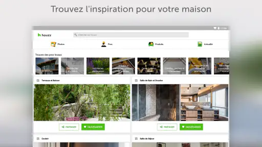 Houzz, déco intérieure, design screenshot