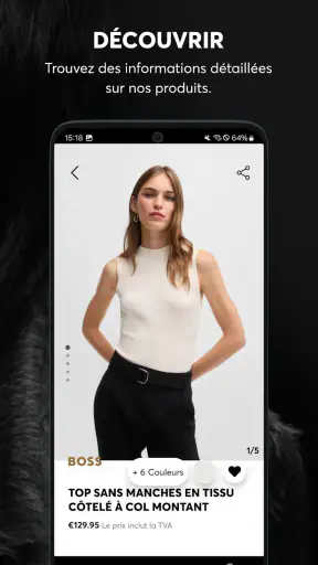 HUGO BOSS - mode haut de gamme screenshot