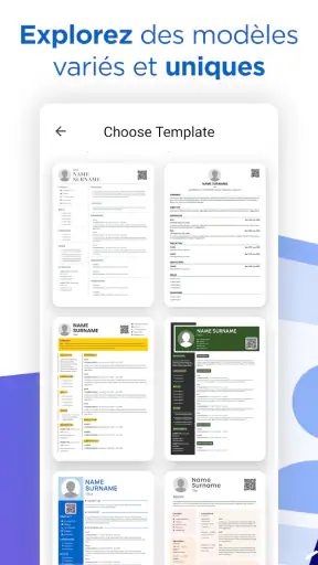 IA Constructeur de CV PDF screenshot