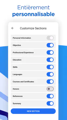IA Constructeur de CV PDF screenshot