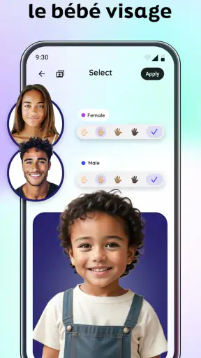 A quoi ressemblera mon bébé IA screenshot