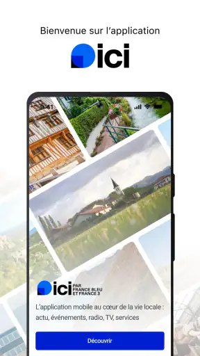 ici : actu locale, radio, TV screenshot