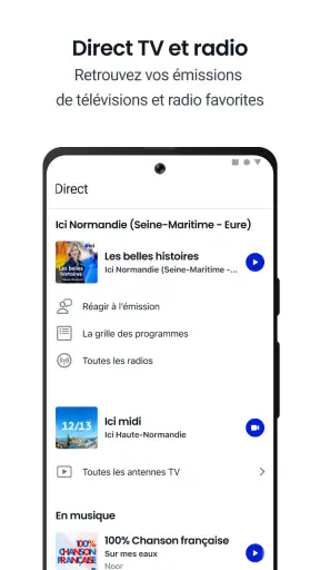ici : actu locale, radio, TV screenshot