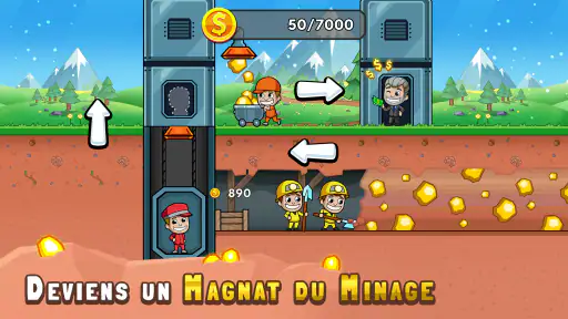 Idle Miner Tycoon : Mine d'or screenshot