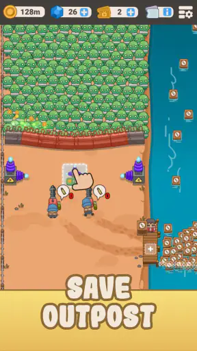 Idle Outpost: jeu de gestion screenshot