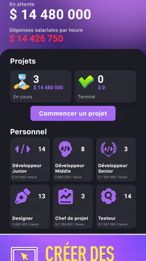 Idle Startup: Jeu D'entreprise screenshot