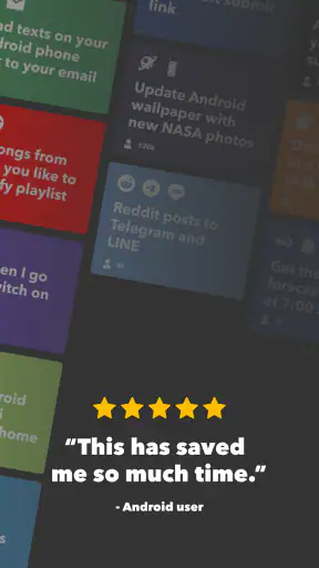 IFTTT - Automatisation screenshot