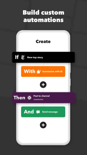 IFTTT - Automatisation screenshot