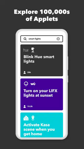 IFTTT - Automatisation screenshot