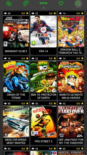 IGAMES PSP screenshot