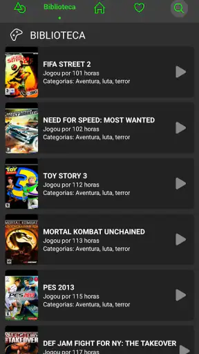 IGAMES PSP screenshot