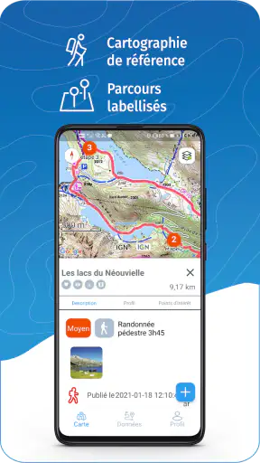 IGNrando' – rando, vélo, trail screenshot