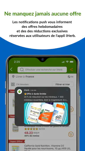 iHerb: Vitamines & Compléments screenshot
