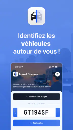 Immatriculation Scanner screenshot