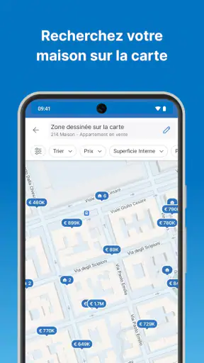 Indomio. Achat propriétés screenshot