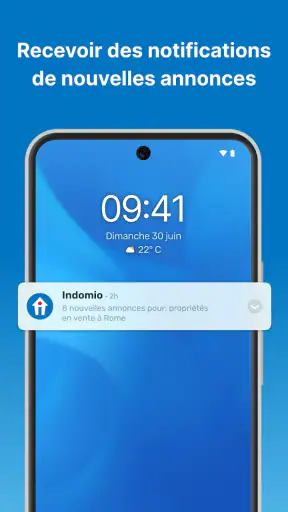 Indomio. Achat propriétés screenshot