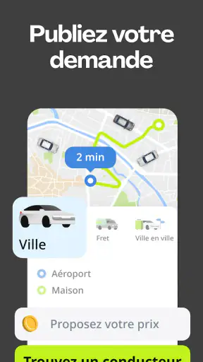 inDrive: Trajets à vos prix screenshot