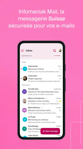 Infomaniak Mail screenshot