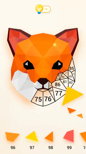 inPoly: Jeu de Puzzle Poly Art screenshot