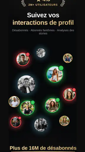 inProfile : Traqueur Profil screenshot