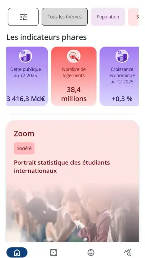 Insee Mobile screenshot