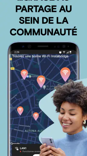 Instabridge: Carte Wi-Fi screenshot