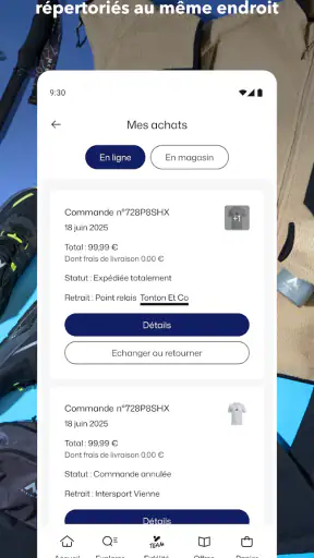 INTERSPORT France screenshot