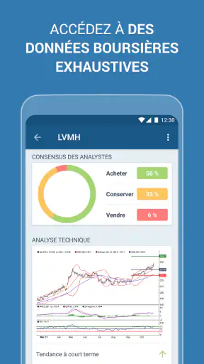 Investir, bourse et finance screenshot
